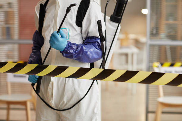 Professional Biohazard technician working in North Sutton, NH